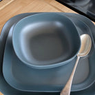 bamboo cereal bowl 15cm in midnight grey, destinations collection, close-up