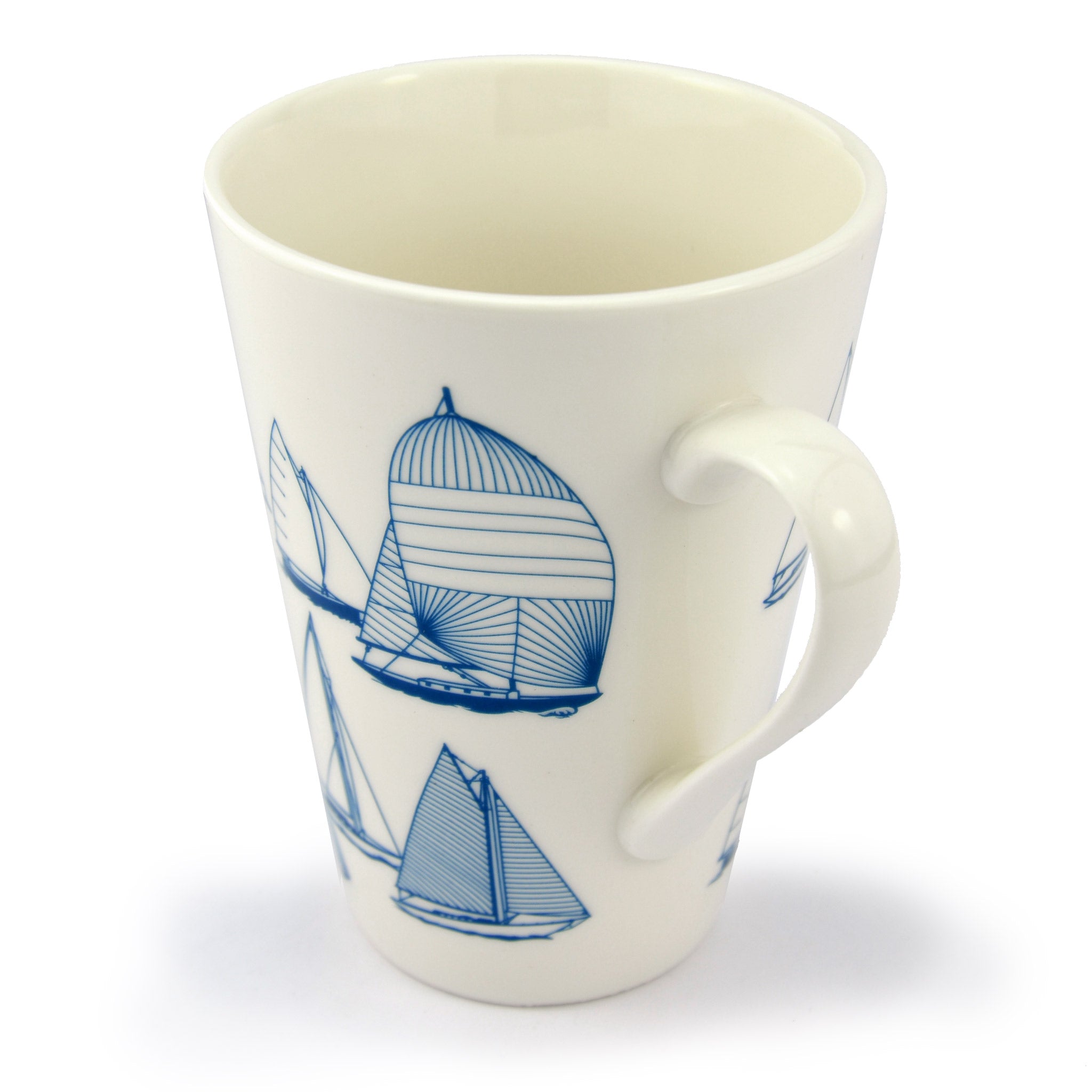 NautiGo Ceramic China Mug showing handle