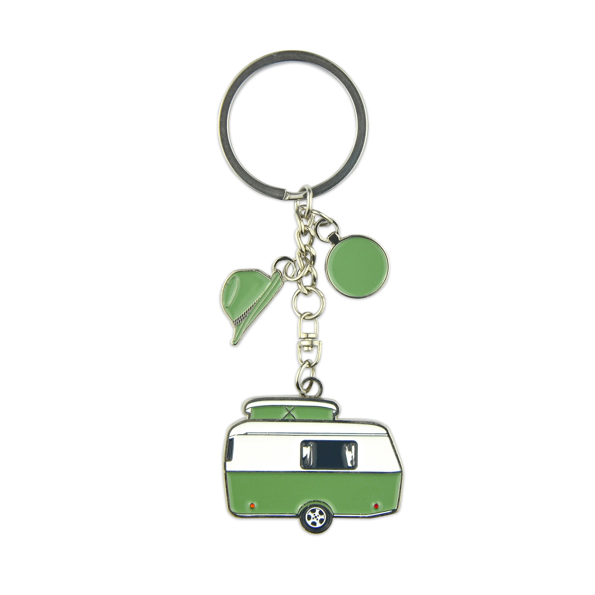 Green hot sale key ring